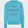 Sudadera relax fit de algodón reciclado 3XL personalizada