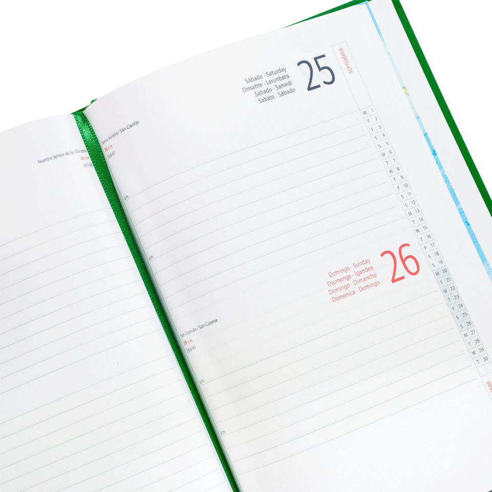 Agenda Horus 2027 personalizada