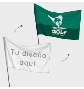Bandera 50x75 cm para mástil personalizada