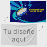 Bandera 70x120 cm con velcro personalizada