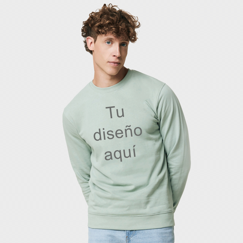 Sudadera de algodón reciclado personalizada