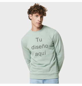 Sudadera de algodón reciclado personalizada