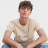 Camiseta algodón orgánico modern fit personalizada