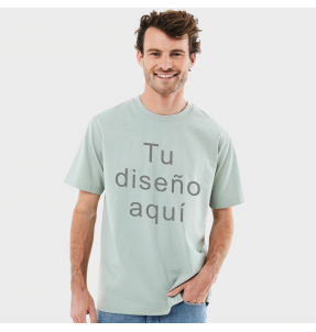 Camiseta gruesa orgánica y reciclada personalizada