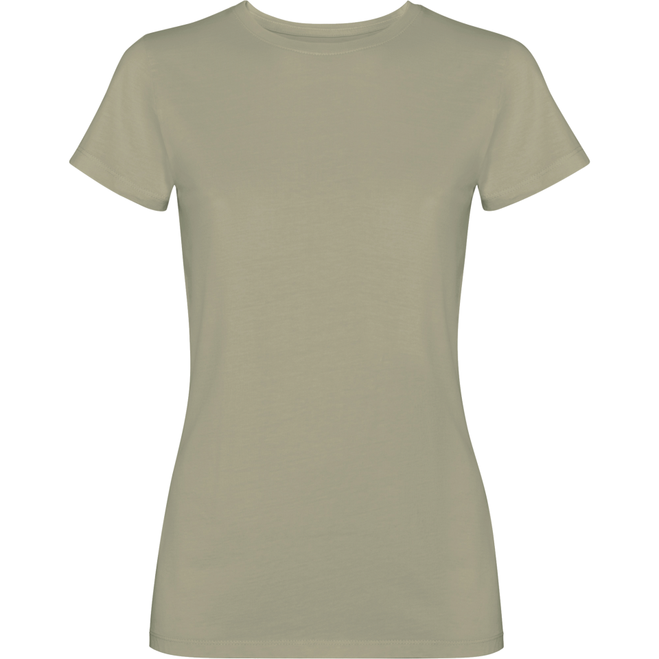 Camiseta de mujer con acabado lavado ácido personalizada