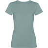 Camiseta de mujer con acabado lavado ácido personalizada