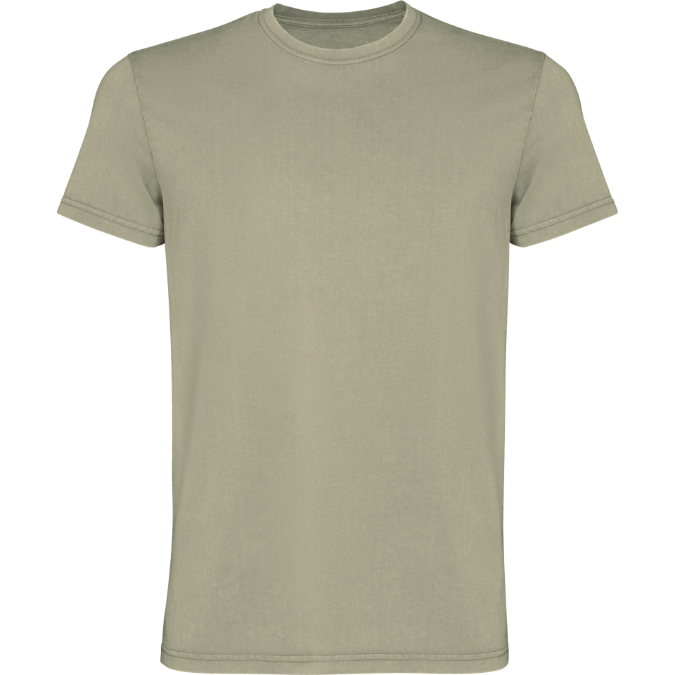 Camiseta con acabado lavado ácido personalizada
