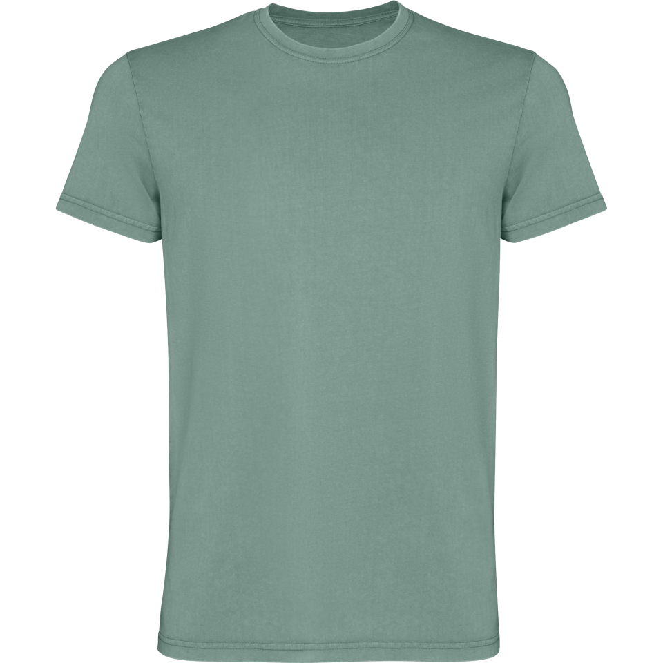 Camiseta con acabado lavado ácido personalizada