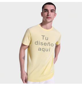 Camiseta con acabado lavado ácido personalizada