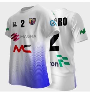 Camiseta multideporte sublimada modelo ondas