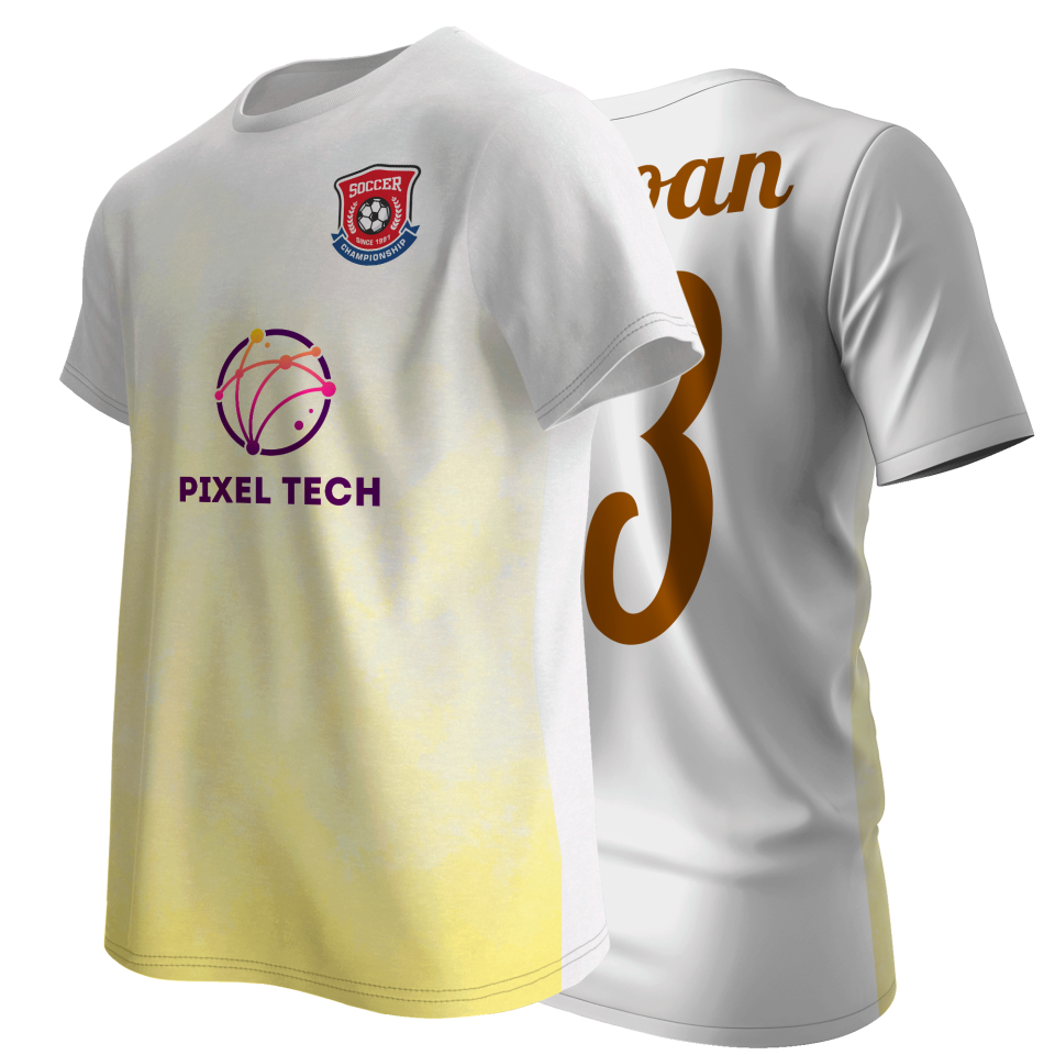 Camiseta multideporte sublimada degradado personalizable en 4 zonas