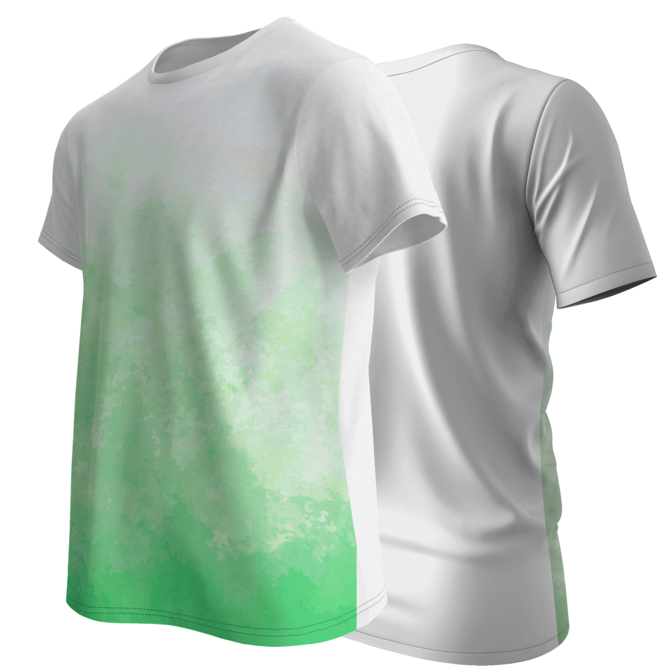 Camiseta multideporte sublimada degradado personalizable en 4 zonas