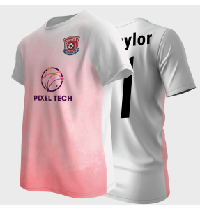 Camiseta multideporte sublimada degradado personalizable en 4 zonas