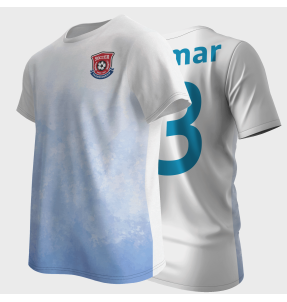 Camiseta multideporte sublimada degradado personalizable en 3 zonas