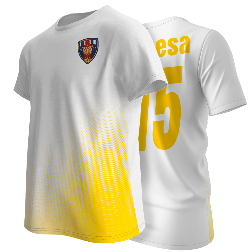 Camiseta multideporte sublimada ondas personalizable en 3 zonas