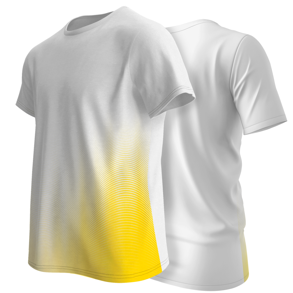 Camiseta multideporte sublimada ondas personalizable en 3 zonas