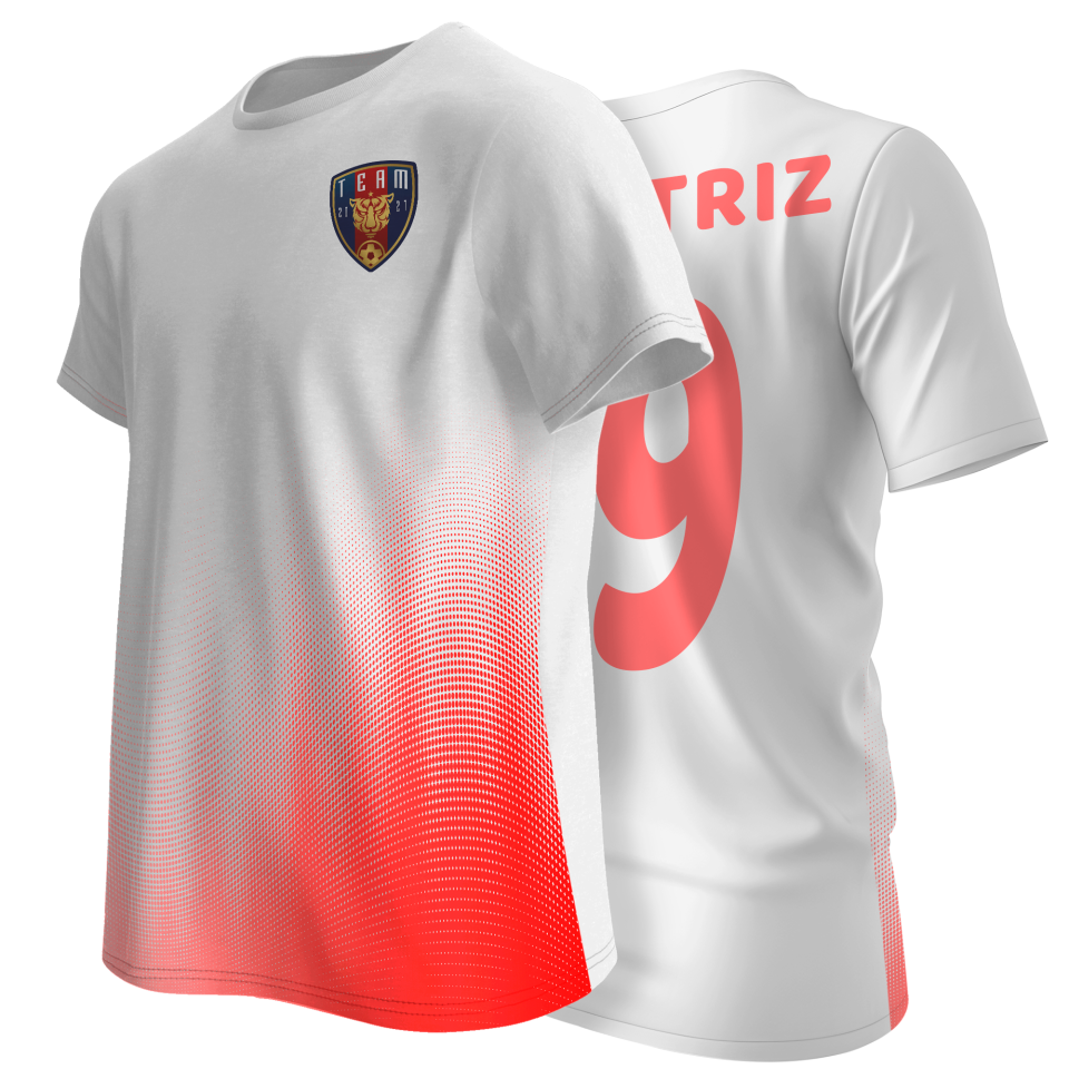 Camiseta multideporte sublimada ondas personalizable en 3 zonas