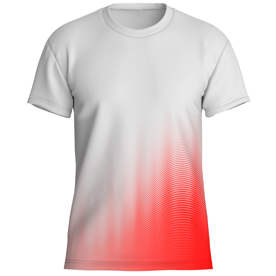 Camiseta multideporte sublimada ondas personalizable en 3 zonas