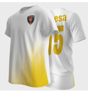 Camiseta multideporte sublimada ondas personalizable en 3 zonas