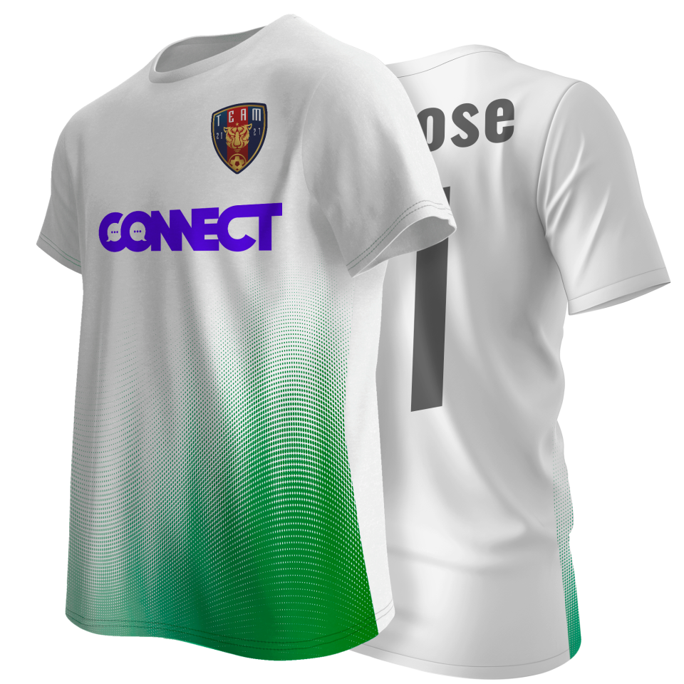 Camiseta multideporte sublimada ondas personalizable en 4 zonas