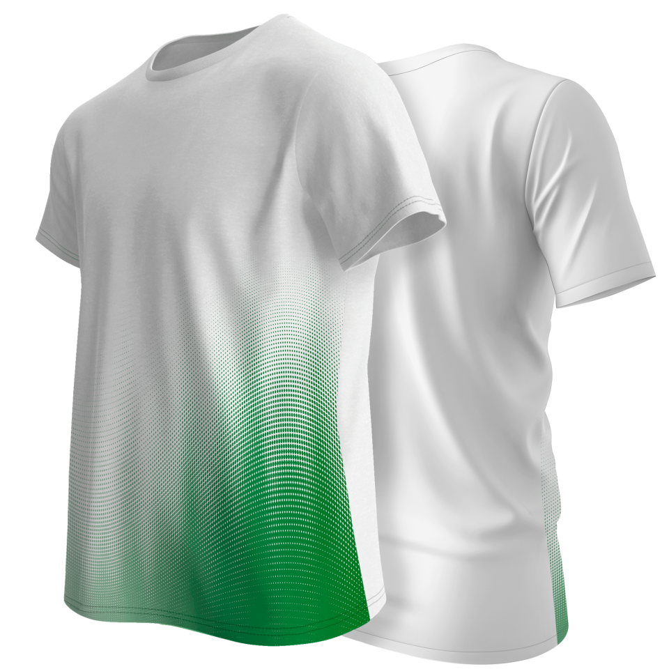 Camiseta multideporte sublimada ondas personalizable en 4 zonas