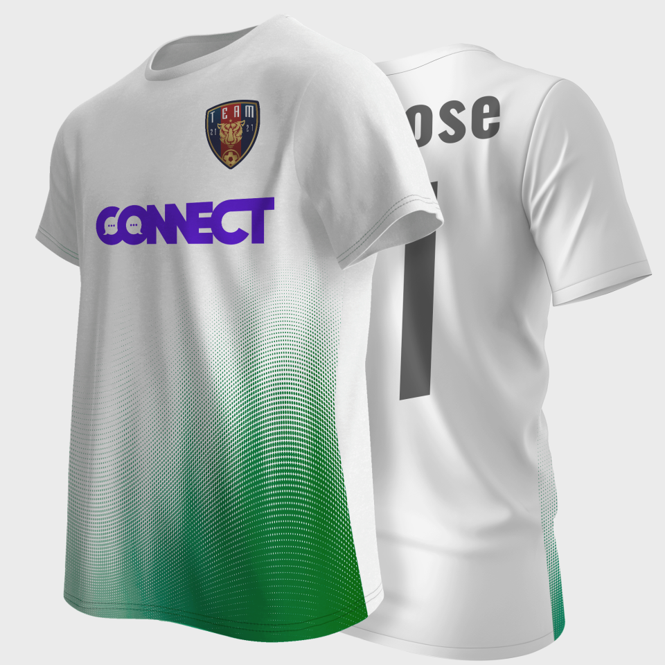 Camiseta multideporte sublimada ondas personalizable en 4 zonas