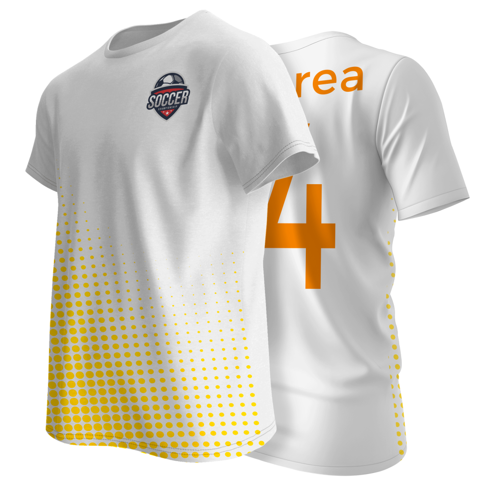 Camiseta multideporte sublimada puntos personalizable en 3 zonas