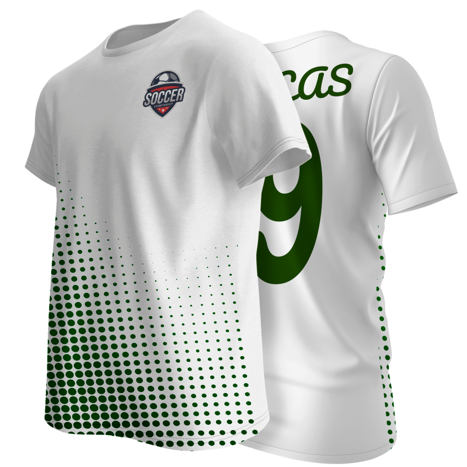 Camiseta multideporte sublimada puntos personalizable en 3 zonas