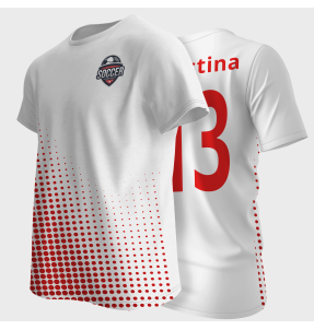 Camiseta multideporte sublimada puntos personalizable en 3 zonas