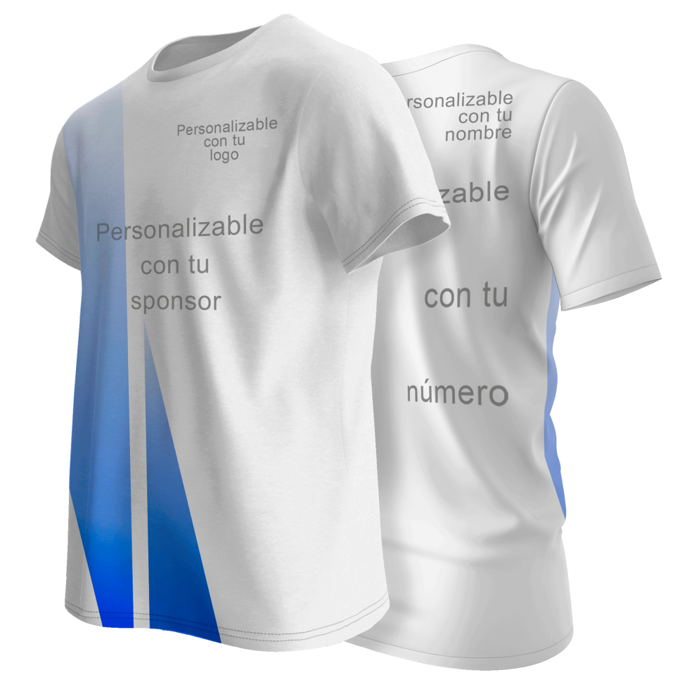 Camiseta multideporte sublimada picos personalizable en 4 zonas