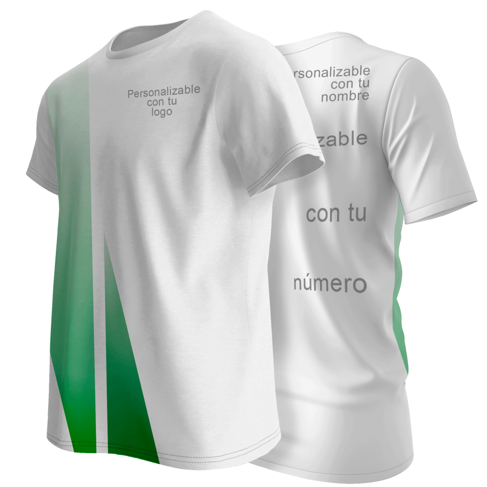 Camiseta multideporte sublimada picos personalizable en 3 zonas