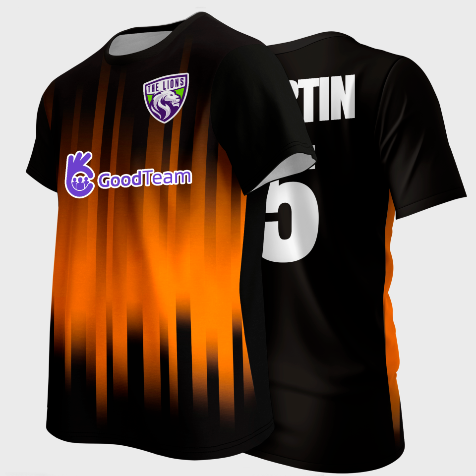 Camiseta multideporte sublimada Sídney personalizable en 4 zonas