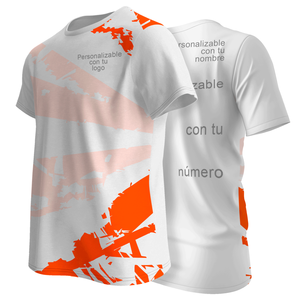 Camiseta multideporte sublimada Beijing personalizable en 3 zonas