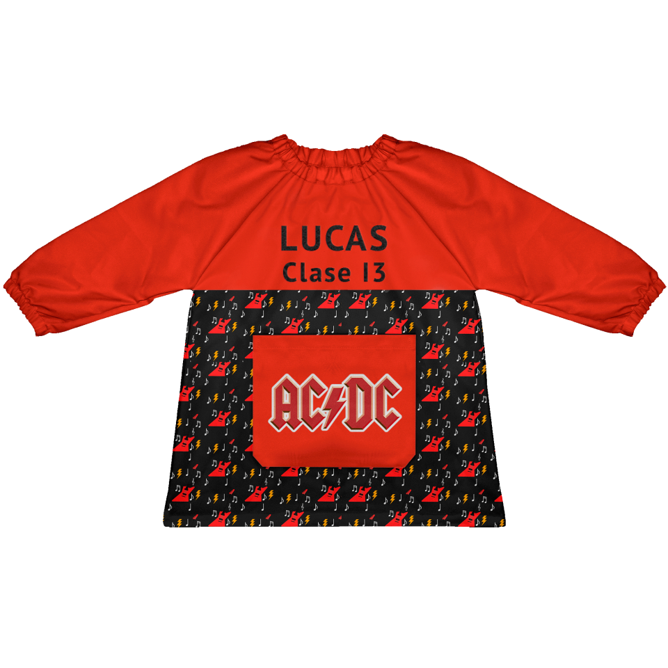 Bata Saco AC/DC personalizada