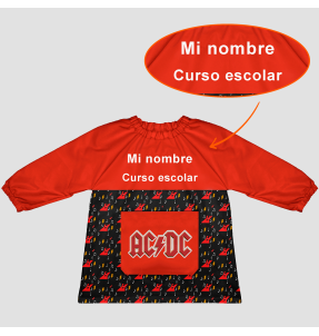 Bata Saco AC/DC personalizada