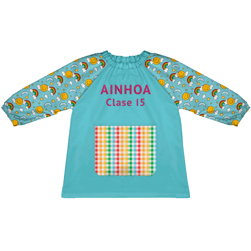 Bata Saco Arcoíris personalizada