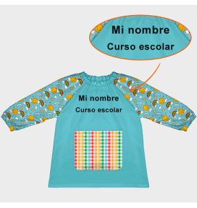 Bata Saco Arcoíris personalizada