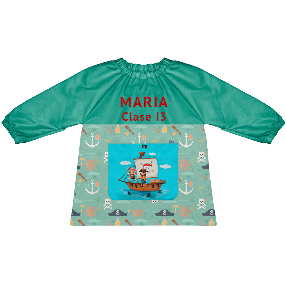 Bata Saco Piratas personalizada
