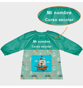 Bata Saco Piratas personalizada