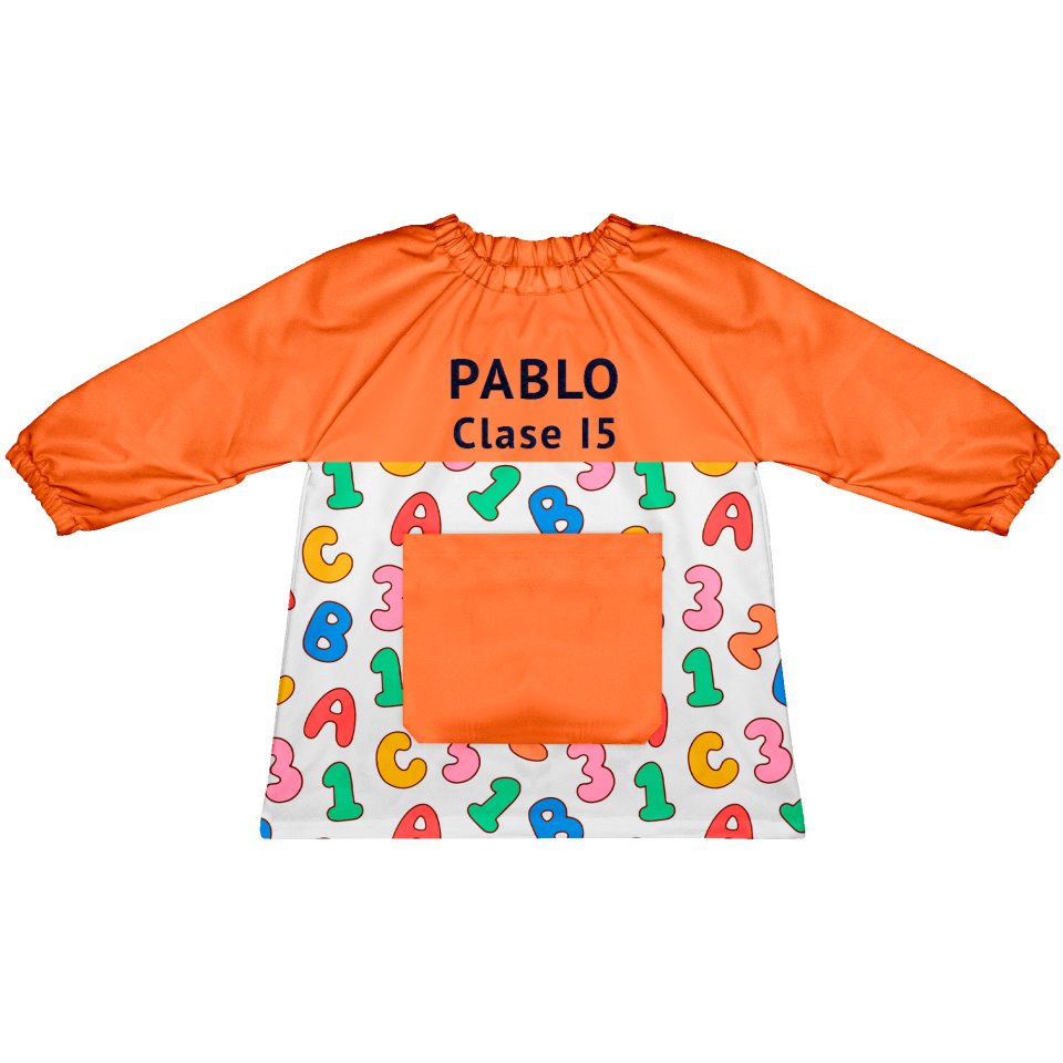 Bata Saco Letras personalizada