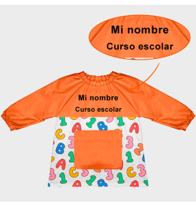 Bata Saco Letras personalizada
