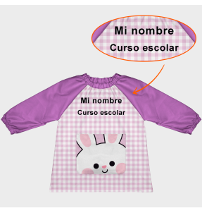 Bata Saco Conejo personalizada