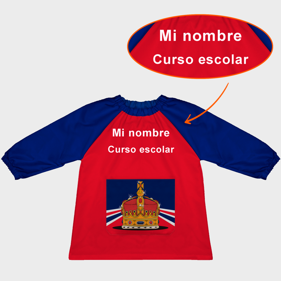 Bata Saco Queen personalizada