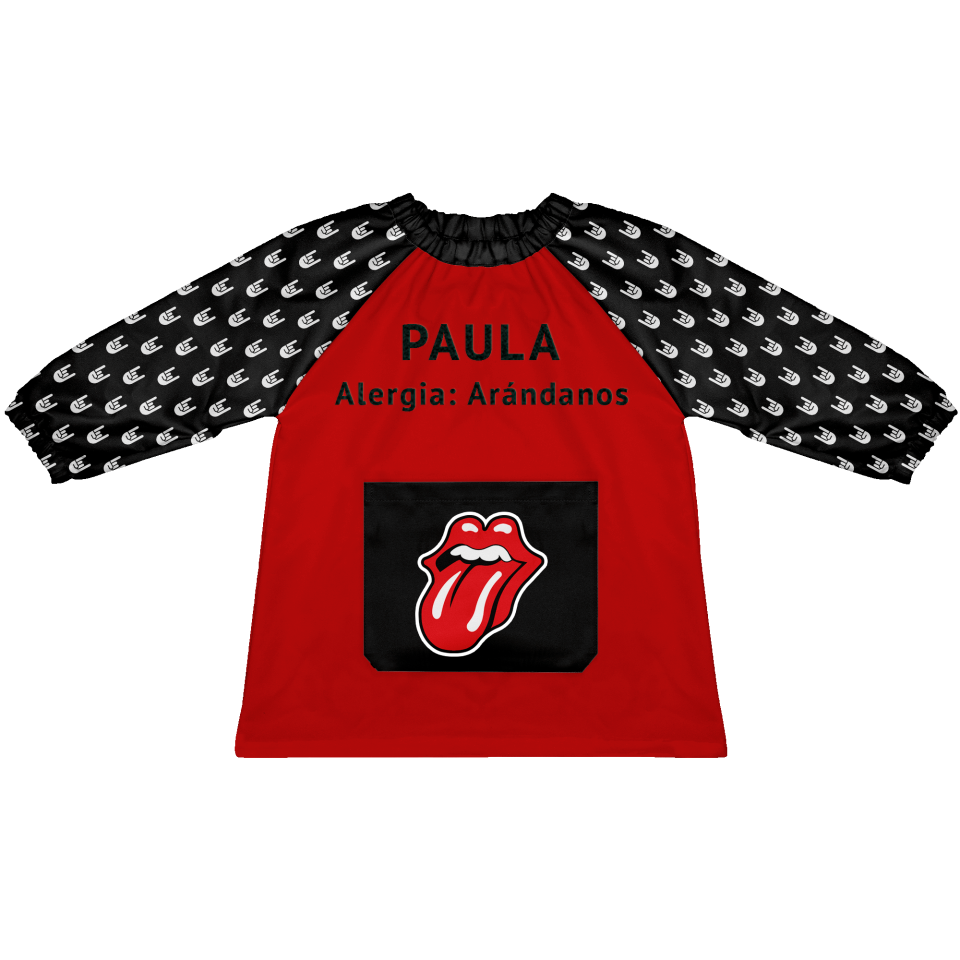 Bata Saco Rolling Stones personalizada