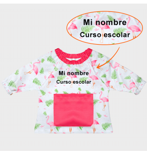 Bata Saco Flamencos personalizada