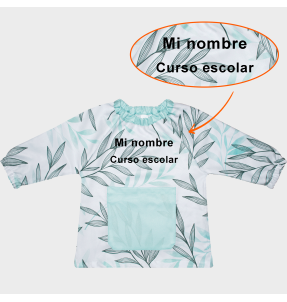 Bata Saco Hojas personalizada
