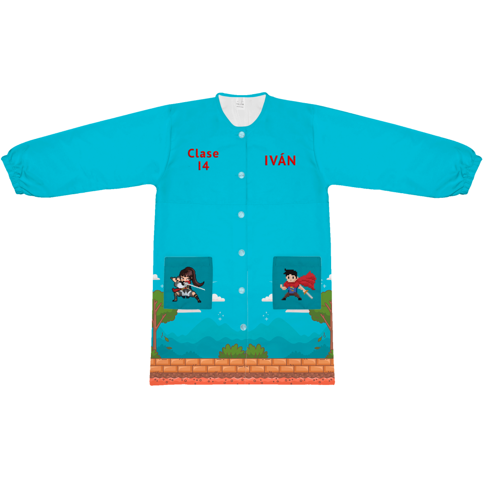 Bata sin Canesú Videojuego personalizada