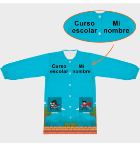 Bata sin Canesú Videojuego personalizada