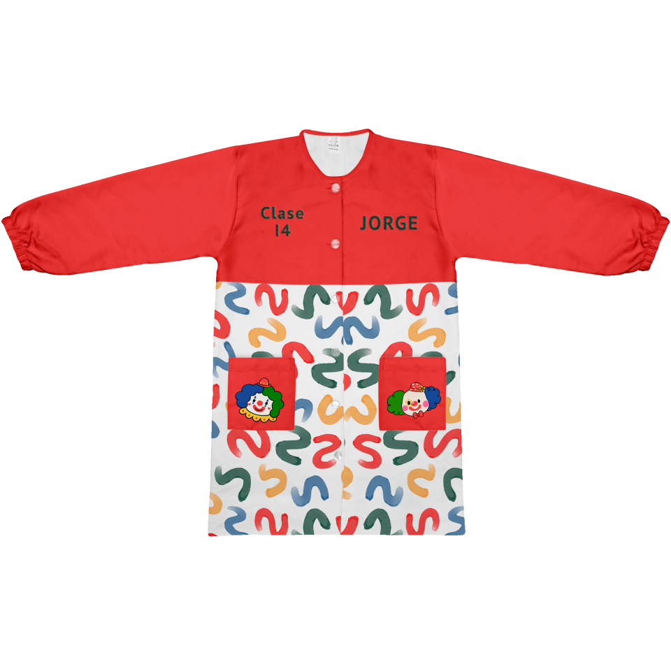 Bata con Canesú Circo personalizada