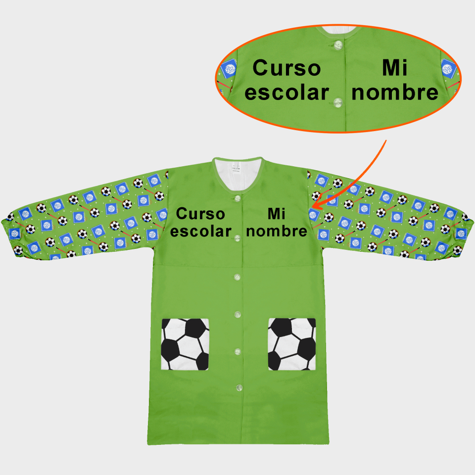 Bata sin Canesú Fútbol personalizada